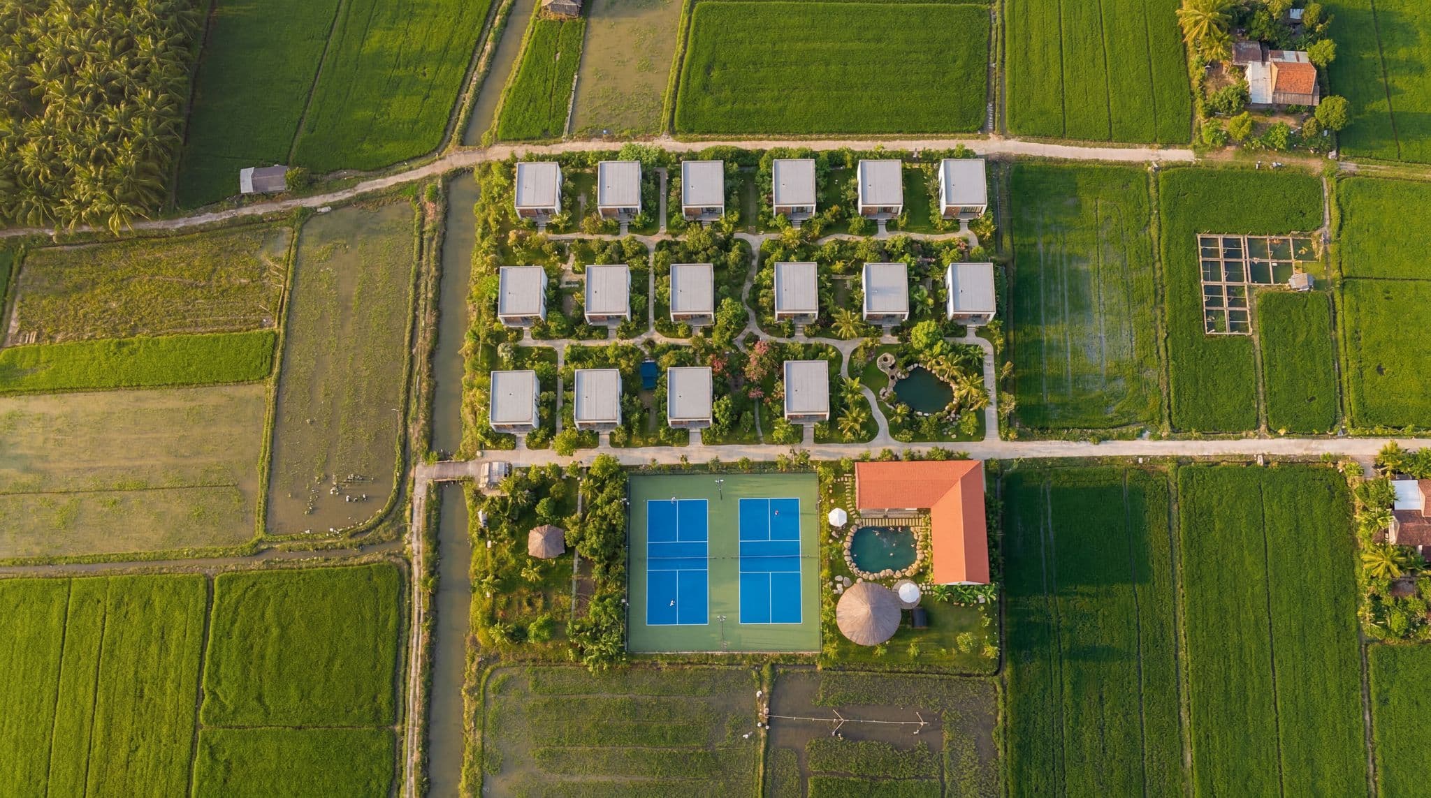 Sportkation Mekong Delta — Sunrise Over the Estate: Golden mornings in the Mekong Delta